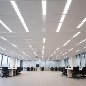 Светодиодные светильники 600×600 для кассетных потолков: характеристики и применение