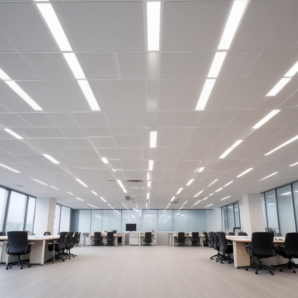 Светодиодные светильники 600×600 для кассетных потолков: характеристики и применение